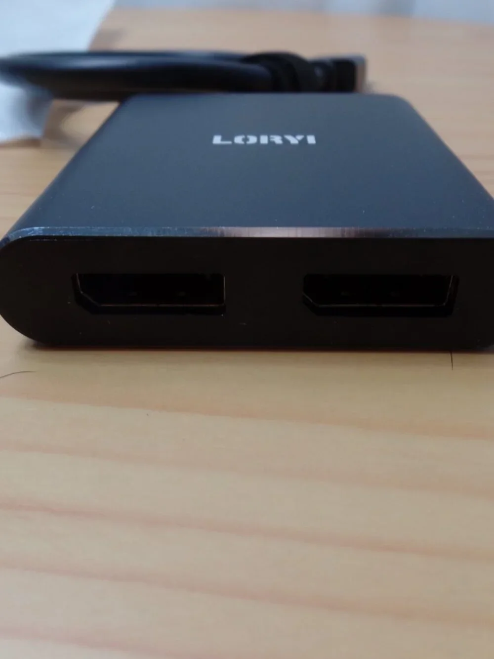 LORYI DisplayPort to Dual HDMI MST Splitter Adapter 4K 60Hz -New Open Package